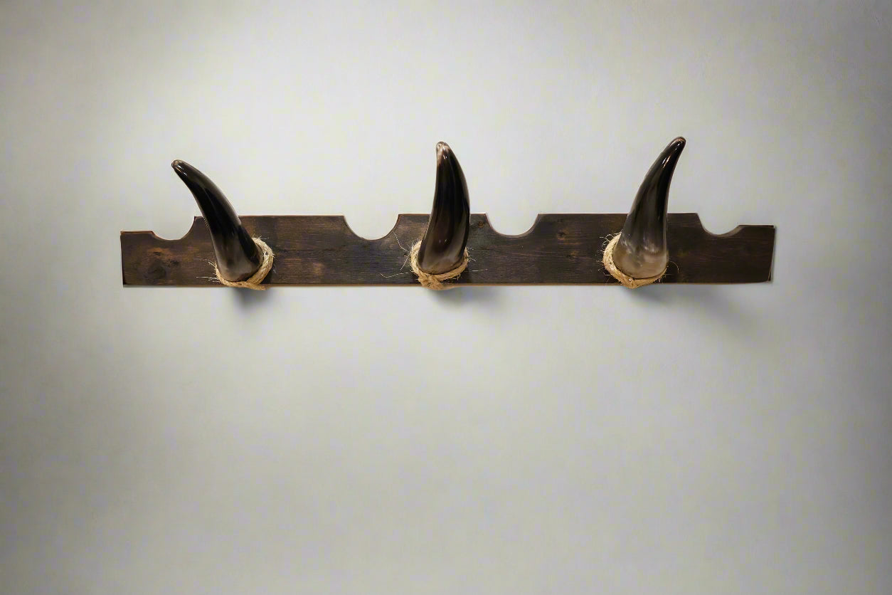 Triple Genuine Horn Rack