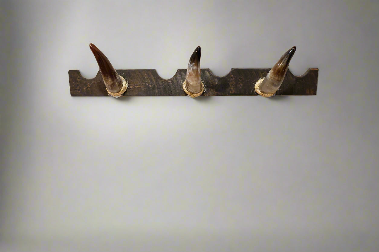 Triple Genuine Horn Rack